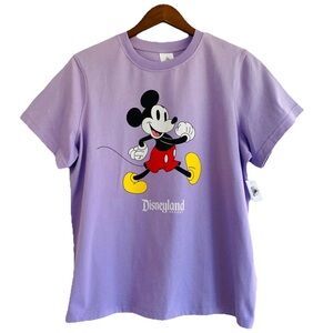 Disney Disneyland Mickey MouseTee Shirt Lavender NWT